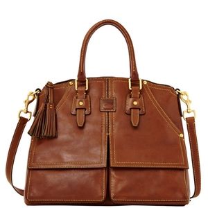 NWT Dooney and Bourke Florentine Clayton Chestnut